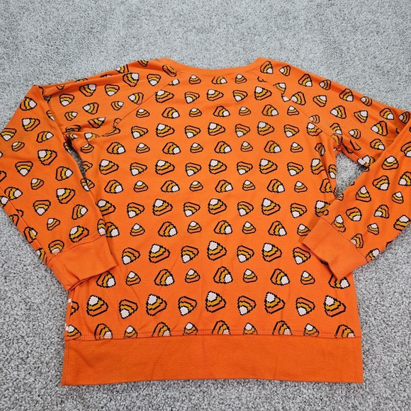 Marvel Womens S Happy Halloween Sweatshirt Candy Corn Captain America Thor Iron - Picture 2 of 6